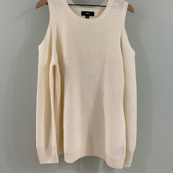 Mossimo Cold Shoulder Sweater Size XL - Picture 3 of 8
